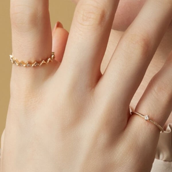 アガット スーパーコピー K18ダイヤモンドリング 0.07カラット 10164111085