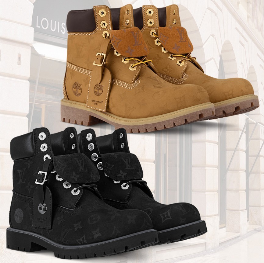 ルイヴィトン×ティンバーランド 偽物 LV6インチ グレインヌバック 2色 1AD74 1AD75