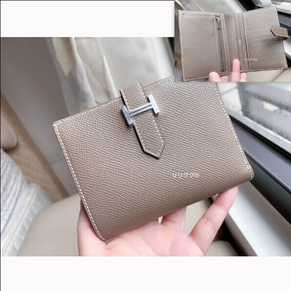 エルメス コピー ベアン☆コンパクト財布☆エトープ/エトゥープ 20050714