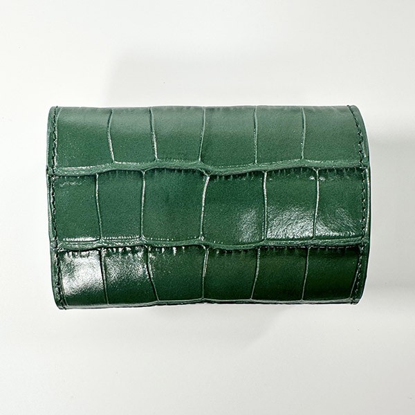 バレンシアガ クロコ 三つ折り ペーパー ミニ財布 偽物 3914461U6QN4617