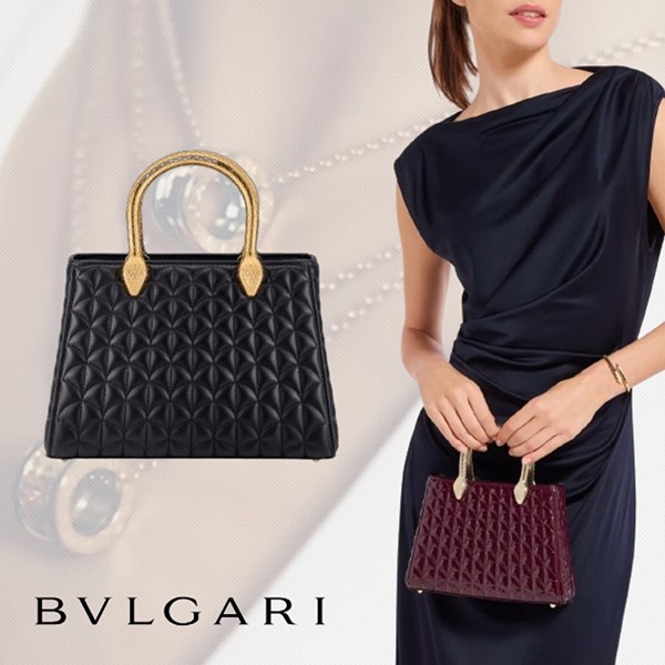 コピー品ブルガリ セルペンティーヌ デュオ トップハンドル バッグ コピー 294298