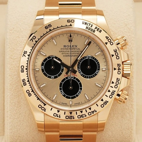 2023年新作 ロレックス コスモグラフ デイトナ コピー イエローゴールド ゴールデン 126508