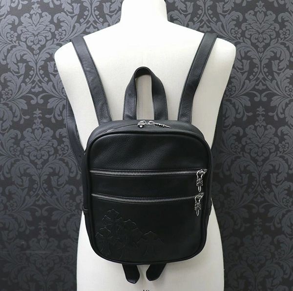 クロムハーツ TAKA タカバッグ 偽物 リュックサック バックパック セメタリークロスパッチ ガンスリンガー ブラック ch25337