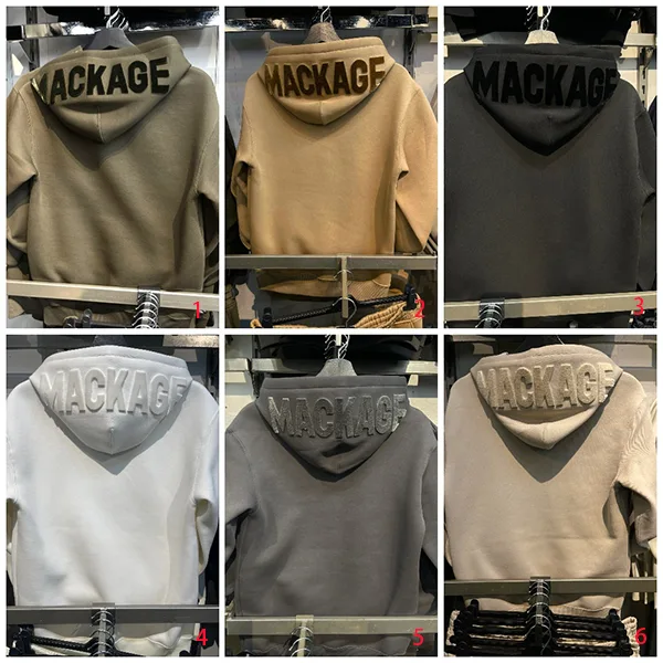 セレブ愛用中大人気 マッカージュ 偽物 Krys-R Hoodie パーカー ベルベットロゴ入り 6色 mk65525