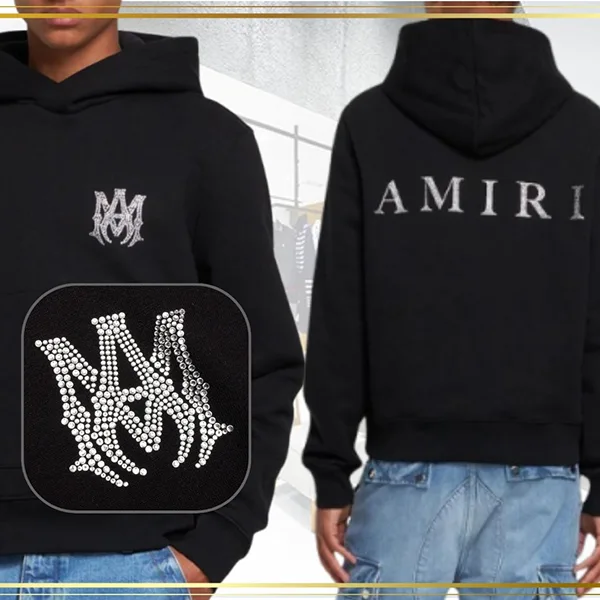 【コーデを格上げ】アミリ スーパーコピー クリスタルロゴ MA パーカー am655211