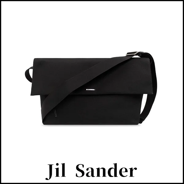希少色【ジルサンダー】ロゴ フォールドオーバー 偽物 ショルダーバッグ J49WG0010P6647001