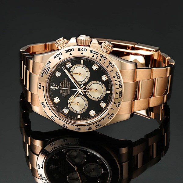 2023年新作 ロレックス コスモグラフ デイトナ 偽物 エバーローズゴールド ブライトブラック／サンダスト 126505