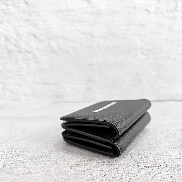 バレンシアガ 偽物 CASH ミニウォレット 小銭入れ付き レザー 三つ折り 財布 25031302