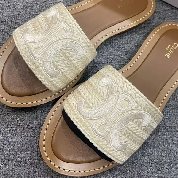 送料無料セリーヌ リンピア 激安 ミュール トリオンフ ジャカード w25031901