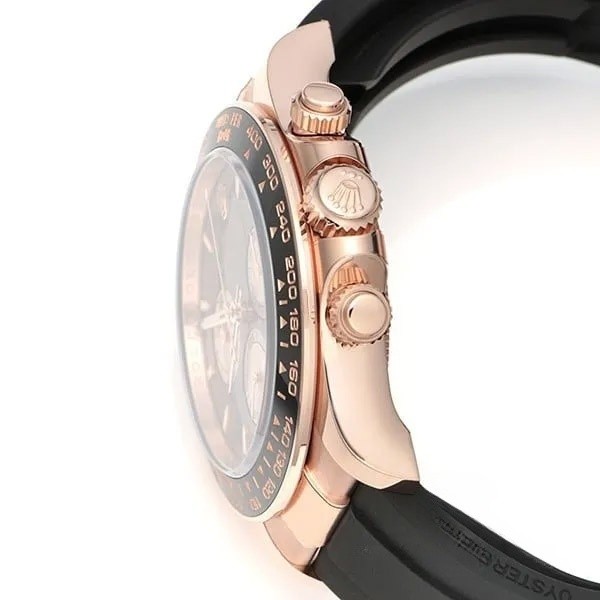 高級感溢れる2023年新作 ロレックス 偽物 コスモグラフ デイトナ エバーローズゴールド・セラミック ブライトブラック/サンダスト 126515LN