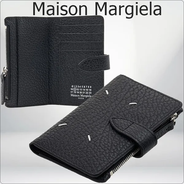 新色登場★♦メゾンマルジェラ 4ステッチ ジップウォレット 偽物☆mm25481