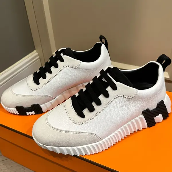 【シンプルでかっこいい♪】エルメス スニーカー 偽物 H221176Z 90340