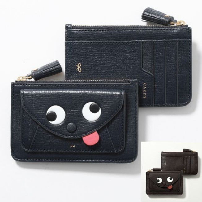 アニヤハインドマーチ 偽物 カードケース Envelope Zipped Card Case 6色 142755