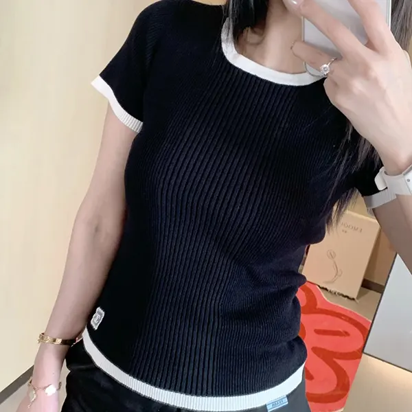 今季新作シャネル トップス Tシャツ CCロゴ P79495 K11480 NAEEL