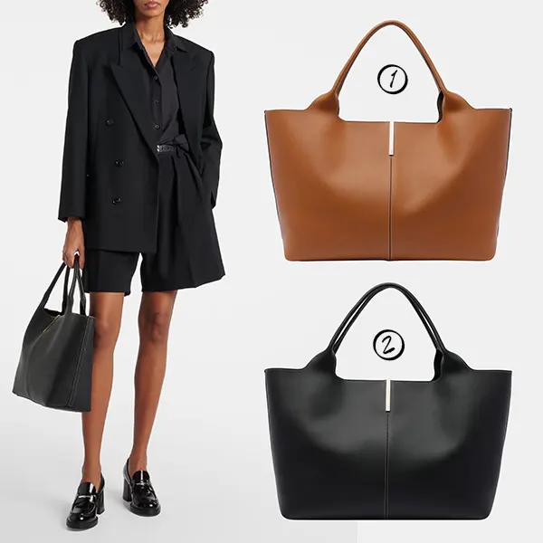 注目!トッズ レザーショッピングバッグ 偽物 ミディアム XBWEBRA0300UBL2L83