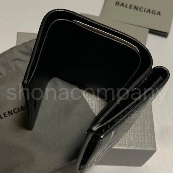 バレンシアガ◆グラフィティ 三つ折り財布 偽物 bl25423