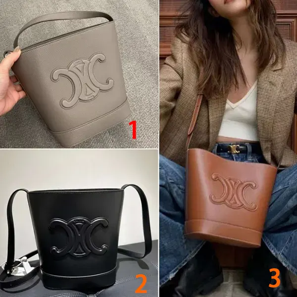 即発送セリーヌ スモール バケット 激安 キュイル 113783DU3