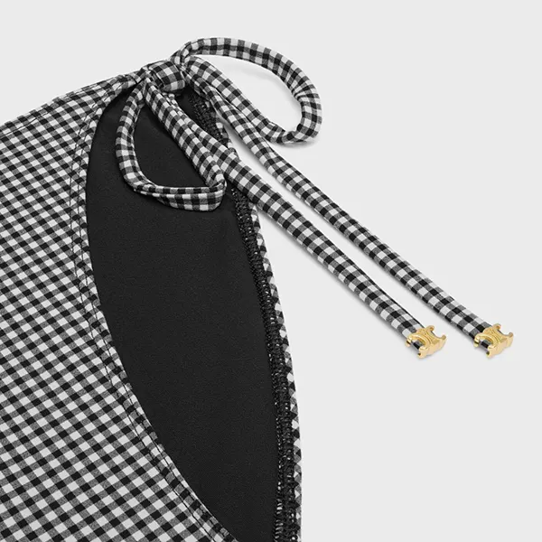 セリーヌ トリオンフ チェック バルコネットトップス RZ00C0J41