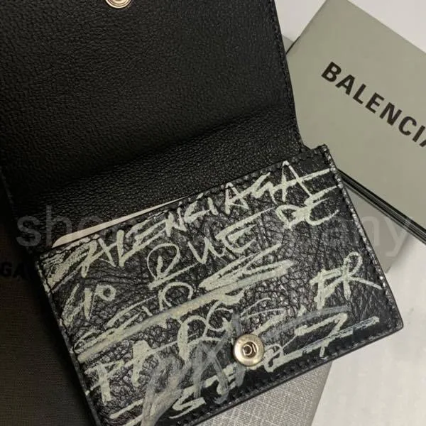 バレンシアガ◆グラフィティ 三つ折り財布 偽物 bl25423