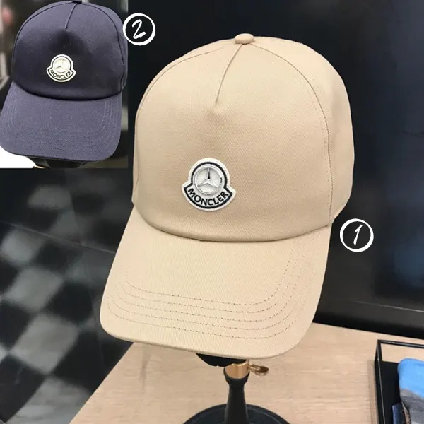 【モンクレール x Mercedes-Benz by NIGO】ロゴキャップ コピー☆２色 K14013B000080486377B