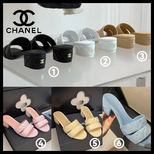 【かかとにロゴ♡】 シャネル サンダル スーパーコピー G46480-B20528-U0872