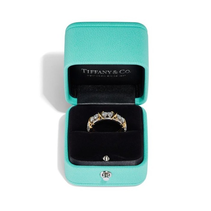 ティファニー 16ストーンリング 偽物 ジャンシュランバージェ 3色 60099365 K18YG Pt950 イエローゴールド