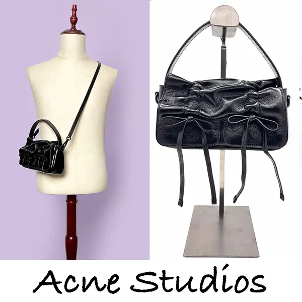 アクネ マルチポケット マイクロ レザーバッグ 偽物 A10431 900