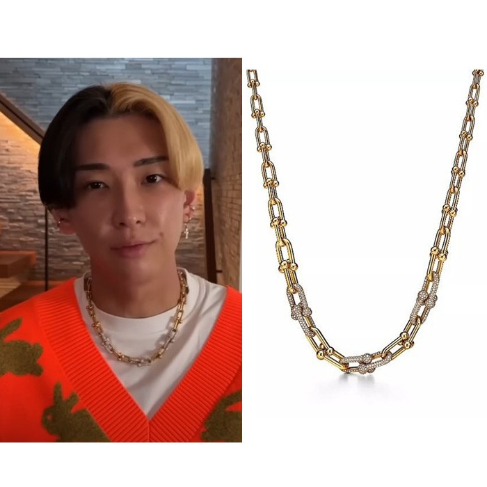 【芸能人 ヒカル】愛用 ティファニー コピー Hardwear グラジュエイテッドリンク9.07c 2色 70353032