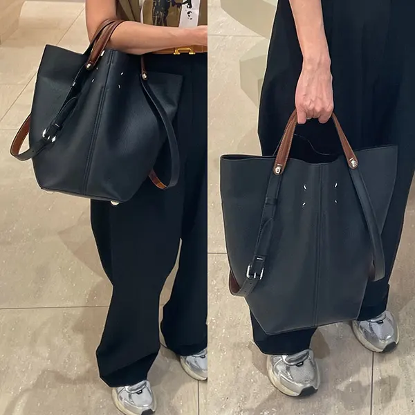 【メゾンマルジェラ 偽物】ユニセックスDress-ageブラックミディアム SB1WD0039P7268HA755