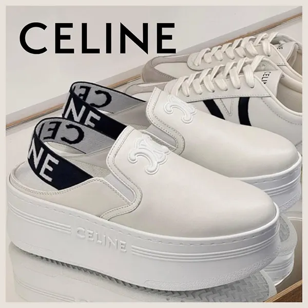 [通販]2025SS セリーヌ コピー ブロック ウェッジミュール 新作 363655147C.01OK