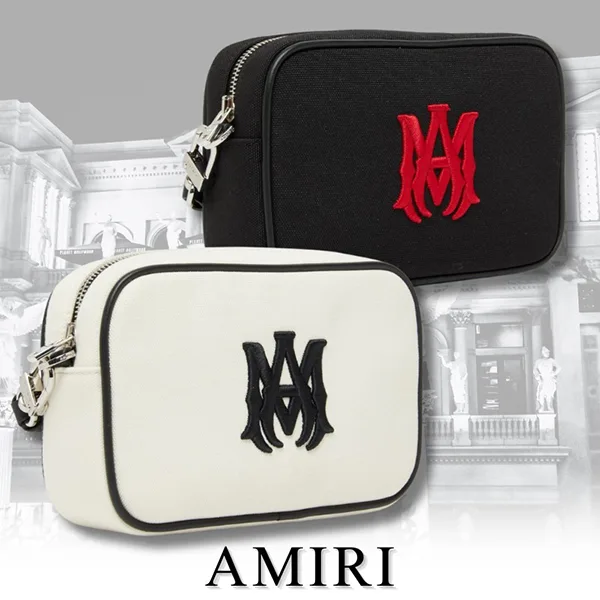 【スタイリッシュ♪】アミリ パロディ ショルダーバッグ MA キャンバス カメラケース 2色 ami122514