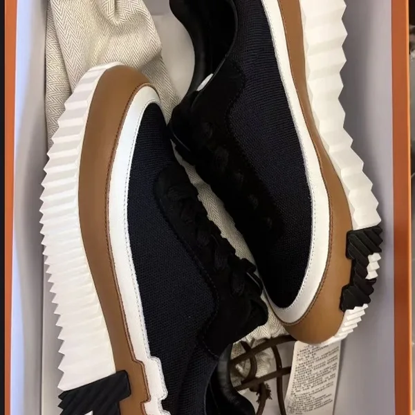 【超軽量ソール◎】エルメス スニーカー 偽物 Rebondissantes 厚底 靴 H242796ZH02