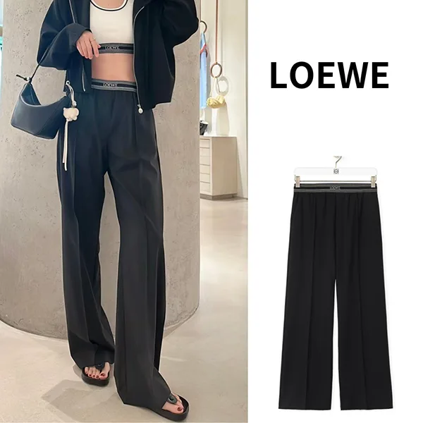 クロップドトップスのボトムスに◆ロエベ トラウザーズ パンツ 偽物 loe25583
