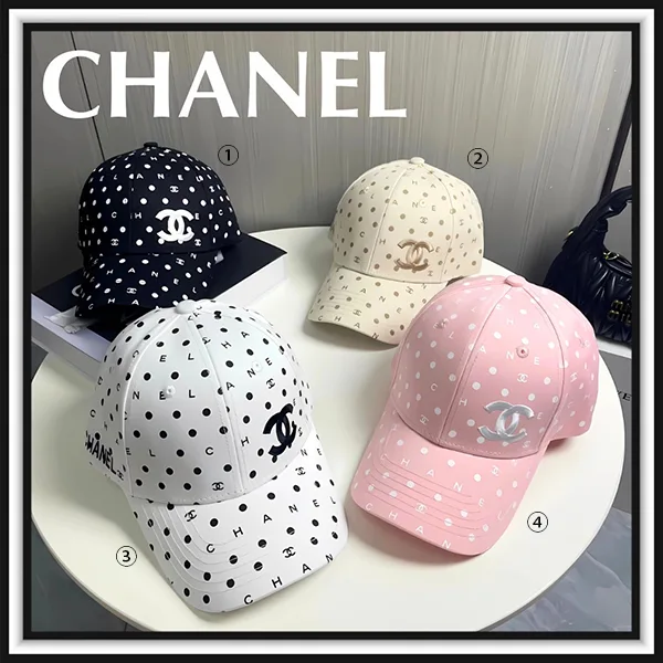 高級感溢れる☆シャネル コットン キャップ 帽子 並行輸入品 4色 xne115425