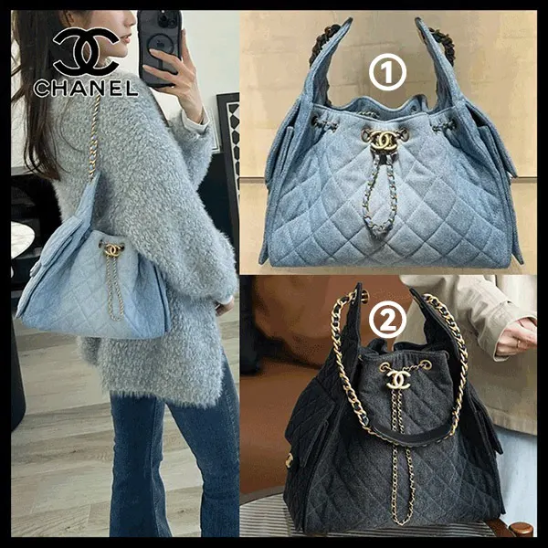 格安【25S☆オシャレで実用的☆】シャネル 25 スモール ハンドバッグ 偽物 AS5293-B20603-U0475