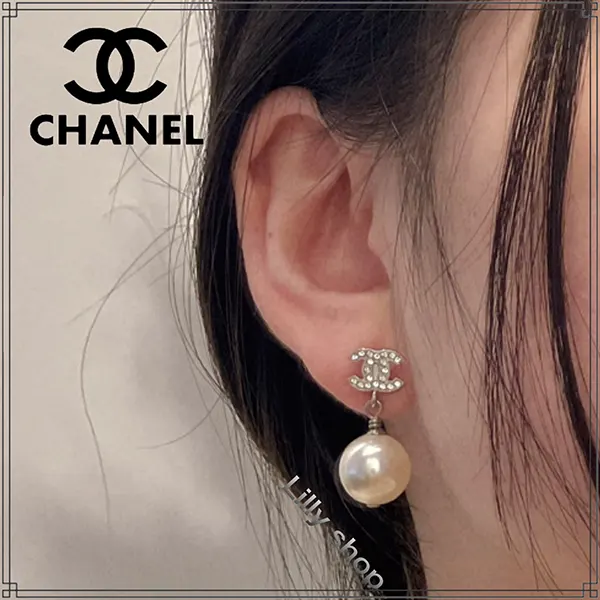 ☆安い☆シャネル CCマーク パールピアス AB6084 B05306
