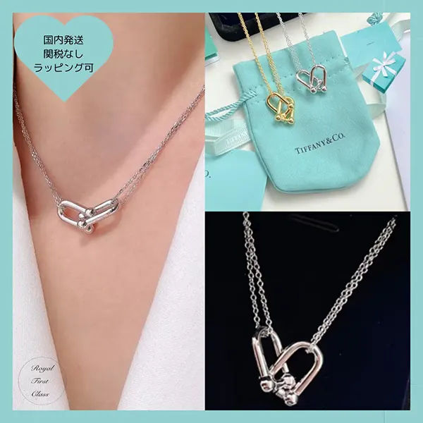 【安全】ティファニー ラージダブルリンク 偽物 ペンダント 63104345