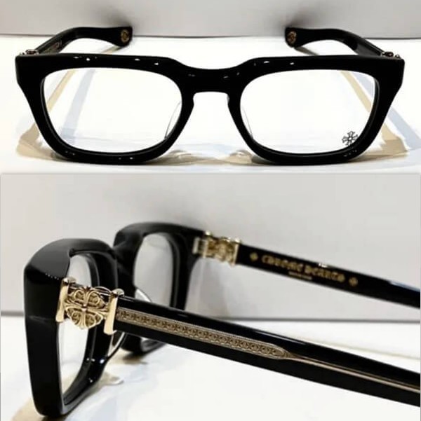 新品 クロムハーツ クロスモチーフメガネ コピー 21060957 【芸能人 登坂広臣】