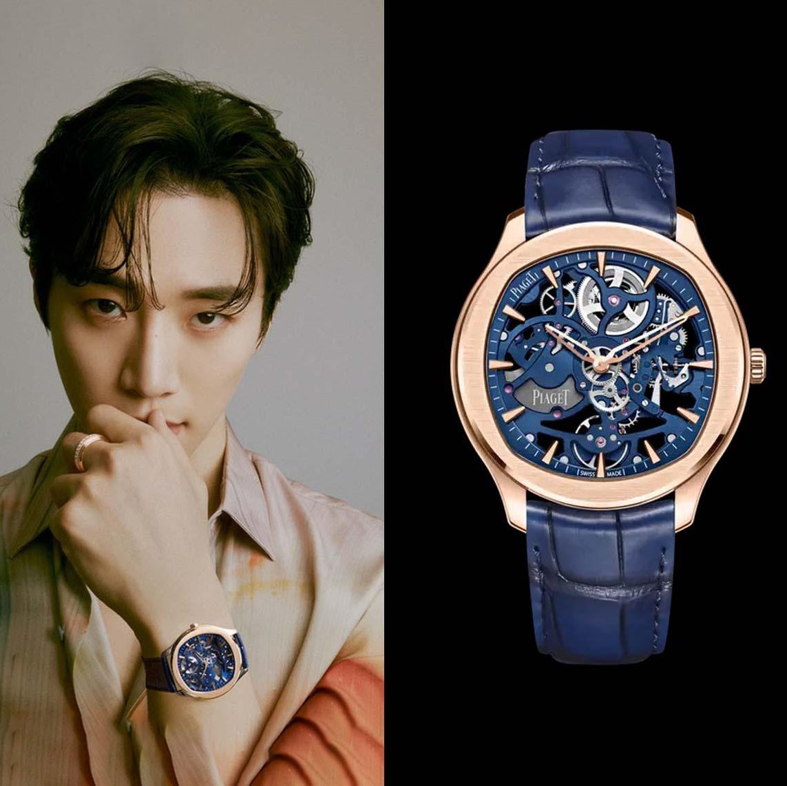 アイドル イ・ジュノさん（2PM） ピアジェ ポロ スケルトン G0A46009
