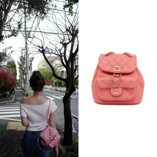 三上悠亜 シャネル リュック マトラッセ ココマーク バックパック 6色 AS2908