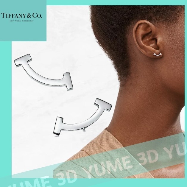 ティファニー スーパーコピー Ｔスマイルのピアス ホワイトゴールド 60150770