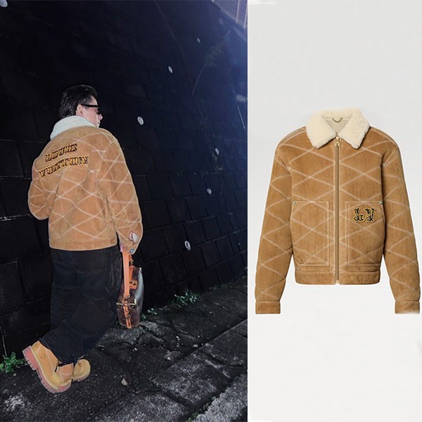 平野紫耀 愛用 ルイヴィトン ブルゾン ヴィンテージ風 1AFXIO