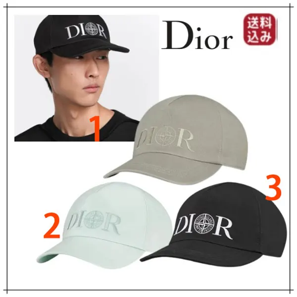 ディオール ND STONE ISLAND ベースボールキャップ 483C901G6144