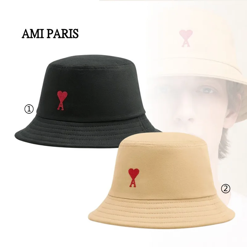 アミ パリス パロディ AMI DE COEUR 刺繍バケットハット 2色 ami0621