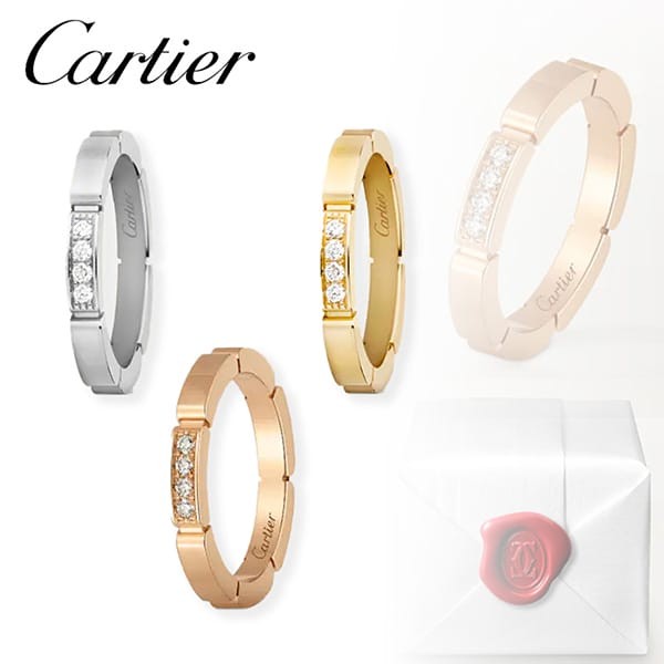 【専門店】【カルティエ】マイヨン パンテール ウェディング リング 偽物 B4080300