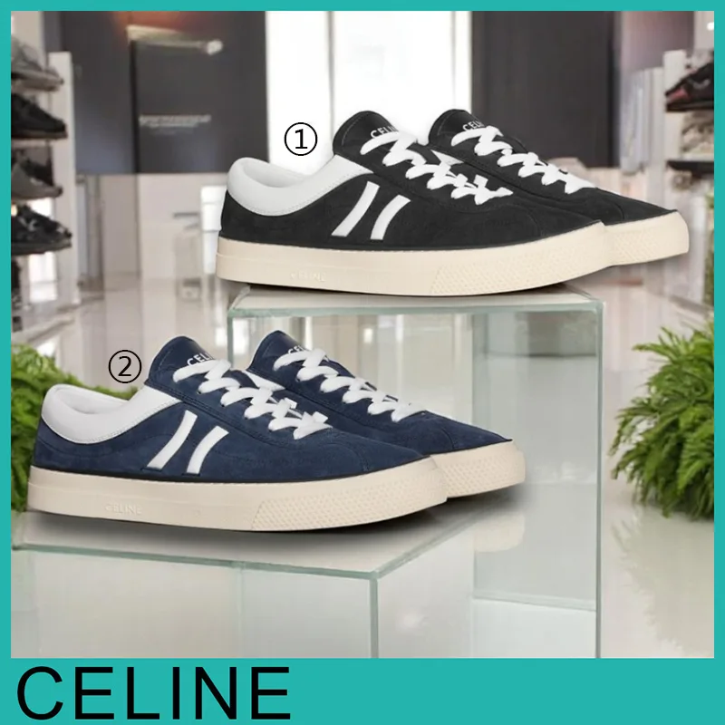 ★セリーヌ コピー商品★サンセット ロー レースアップ スニーカー 2色 sl125515