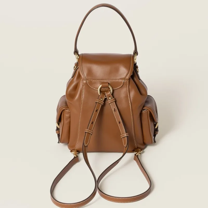 数量限定版ミュウミュウ パロディ レザー バックパック 2色 miu0610