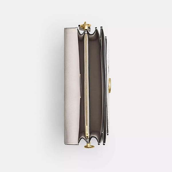 すぐ届スヌーピー限定コラボ【コーチ】タビーショルダーバッグ26 CCB04