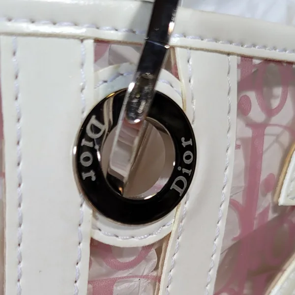 【即発】ディオール ピンク×クリアトロッター クリアトート 偽物 cd2507112