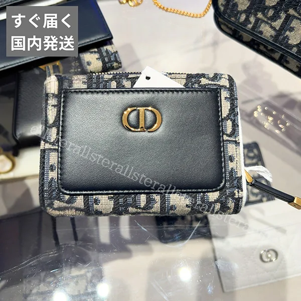 [優良店]ディオール オブリーク コピー 2つ折り コンパクト財布 S2394UTZQ